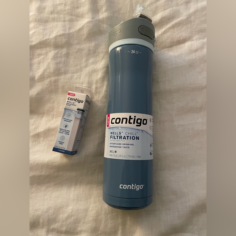 Contigo water bottle with extra filter
